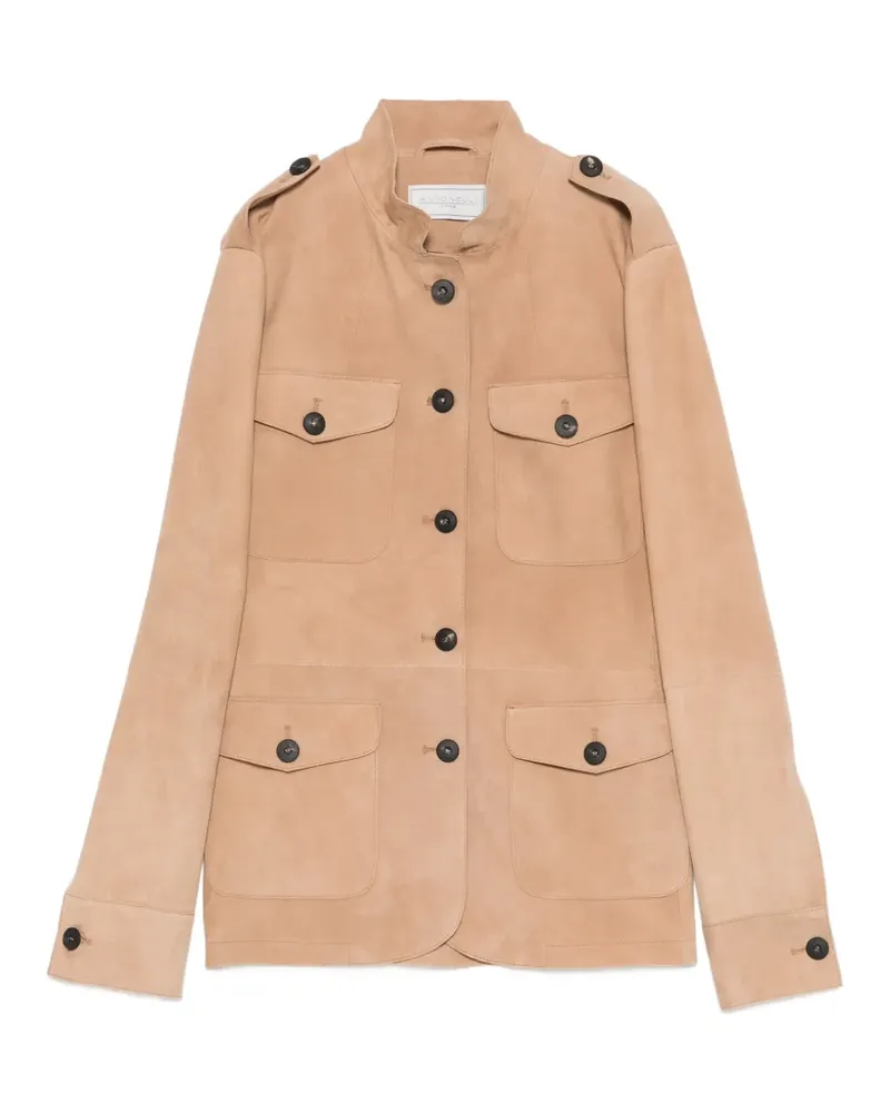 Antonelli Firenze Giuditta buttoned pocket jacket - Nude Nude