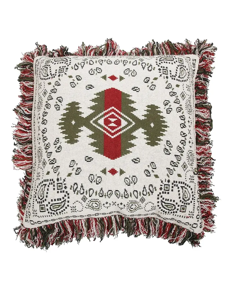 Alanui Jacquard-Kissen mit Bandana-Muster - Nude Nude