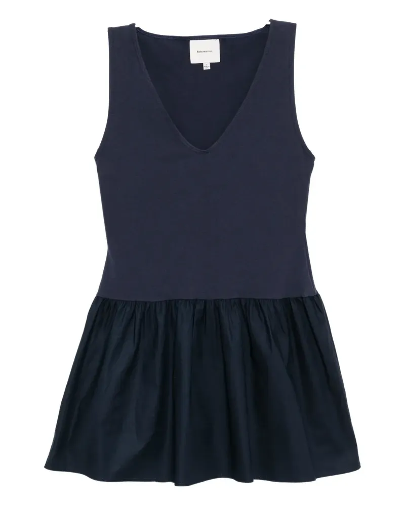 Reformation Alyssa Kleid - Blau Blau