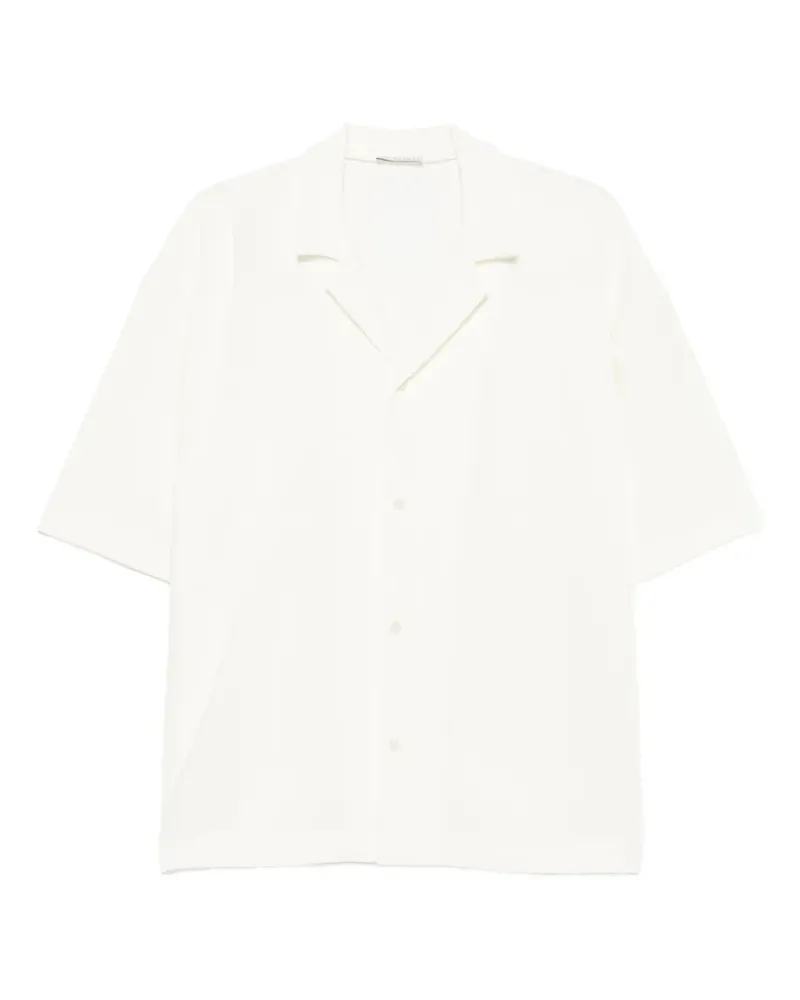 KIEFERMANN Efranio buttoned short-sleeve shirt - Nude Nude