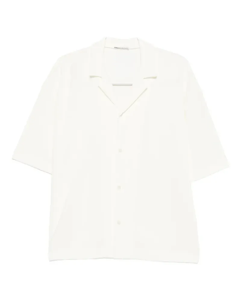 KIEFERMANN Efranio buttoned short-sleeve shirt - Nude Nude