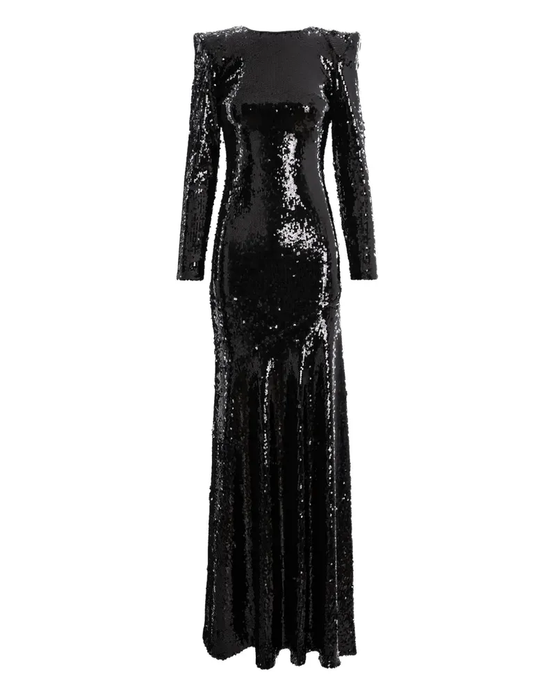 V:PM ATELIER Gema Maxikleid - Schwarz Schwarz