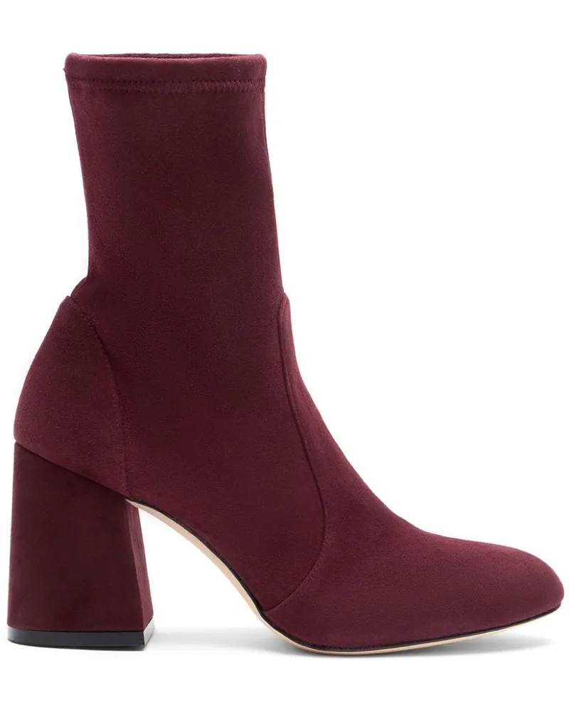 Stuart Weitzman Flareblock Stiefel 85mm - Rot Rot