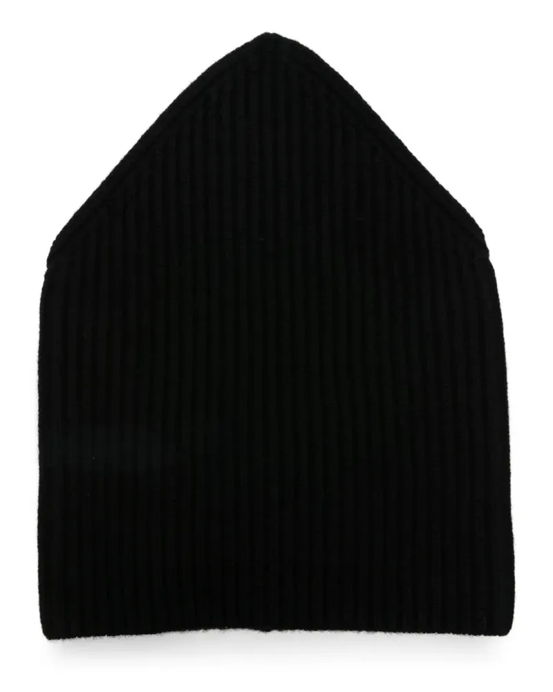 christian wijnants Gerippte Beanie - Grau Grau