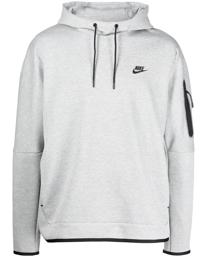 Nike Hoodie mit Logo-Print - Grau Grau