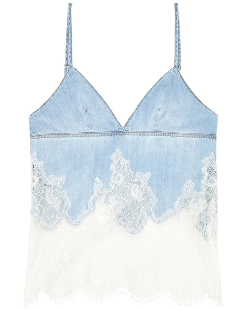 Diesel De-Mony Jeansoberteil - Blau Blau