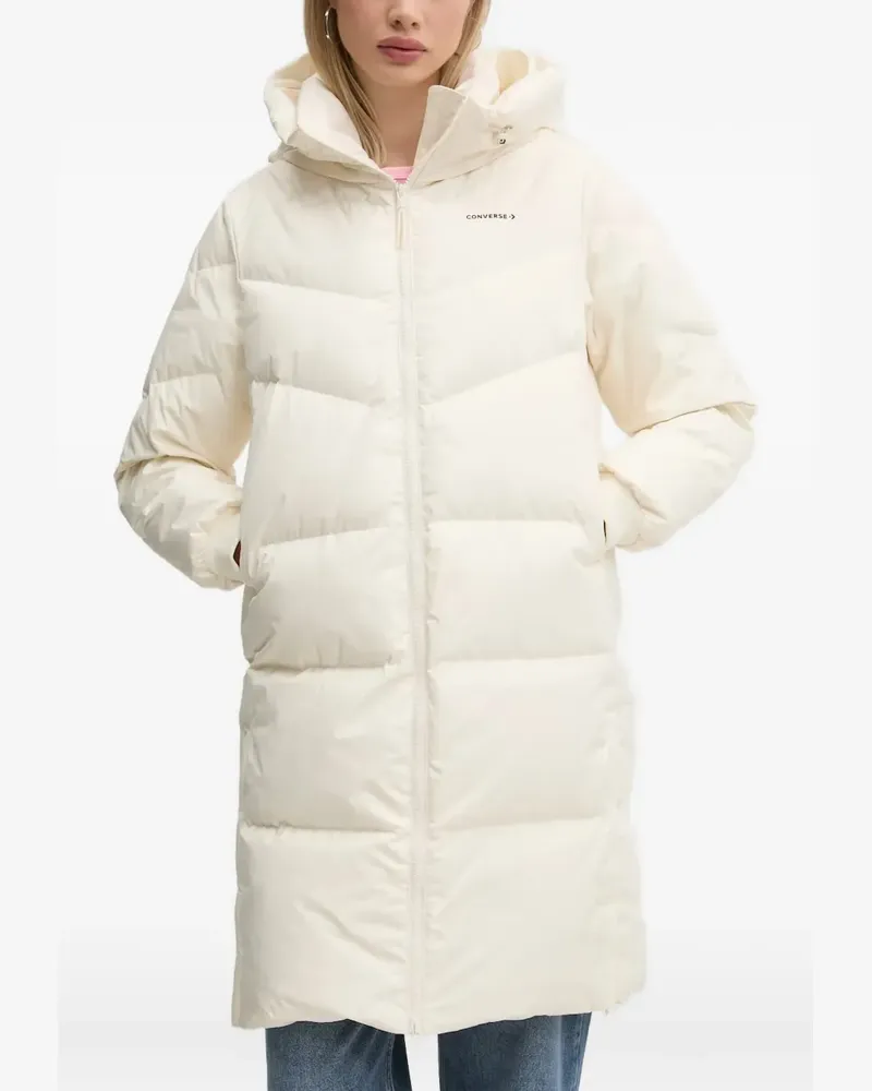 Converse Gesteppte Kapuzenjacke - Nude Nude