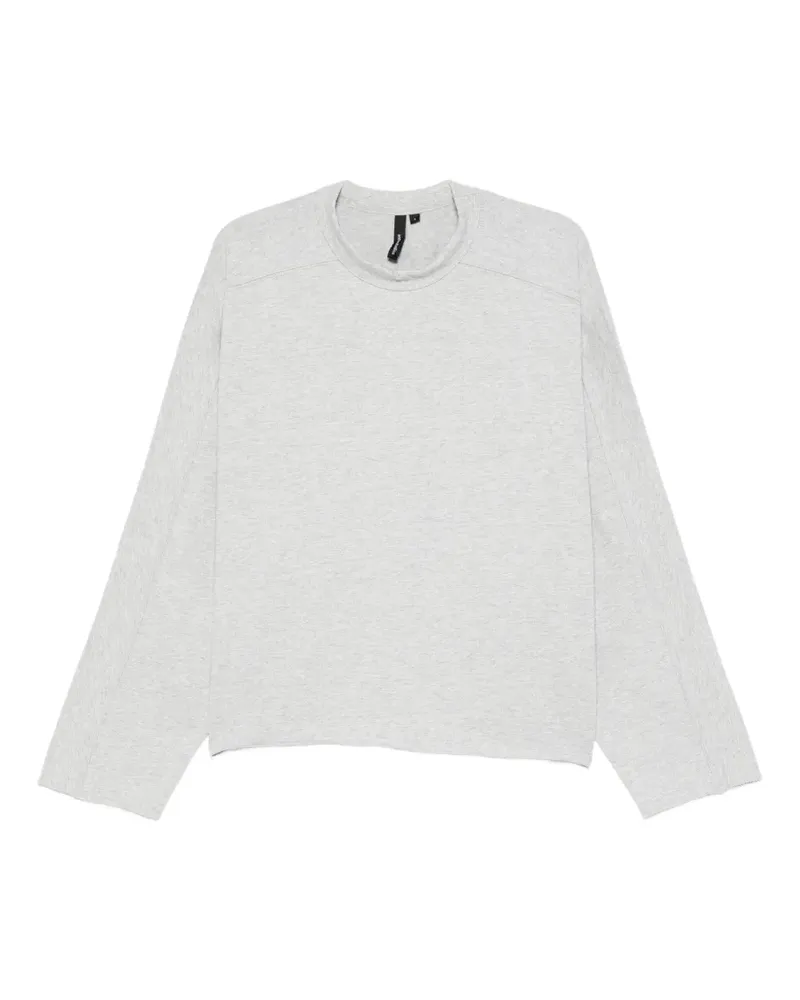 Entire Studios Langarmshirt mit rundem Ausschnitt - Grau Grau