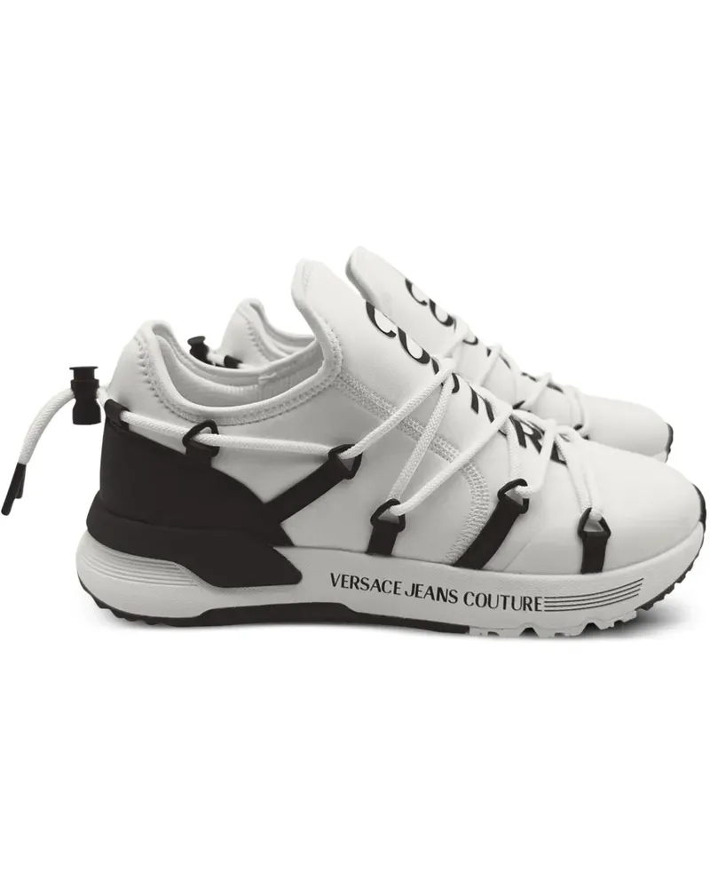 Versace Jeans Sneakers mit Logo-Print - Weiß Weiß