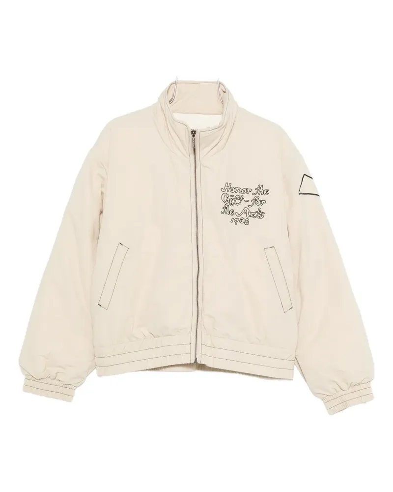 Honor The Gift zip-up bomber jacket - Nude Nude