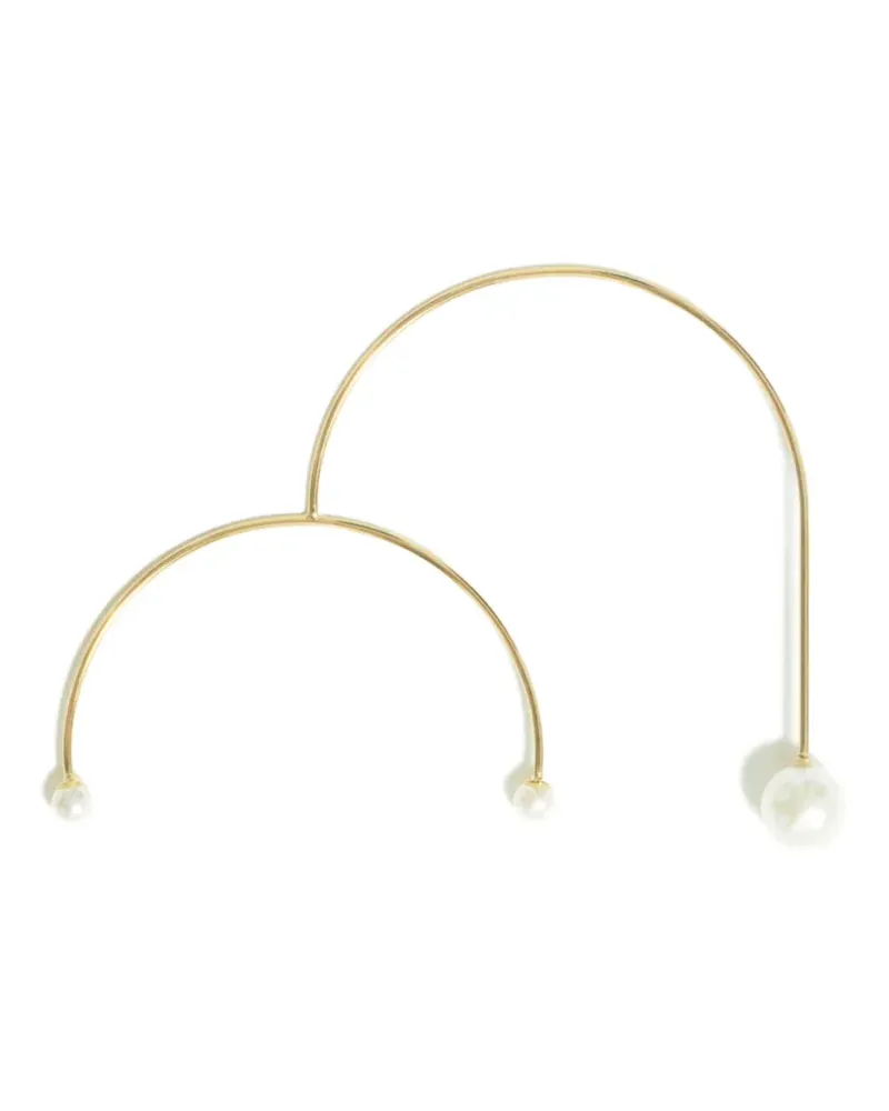 SHIHARA Mobile Chandelier pearl earring - Gold Gold