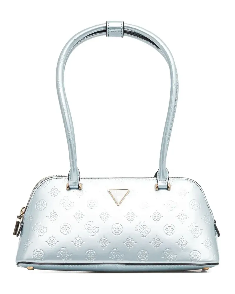 Guess Bowlingtasche mit Prägung - Blau Blau