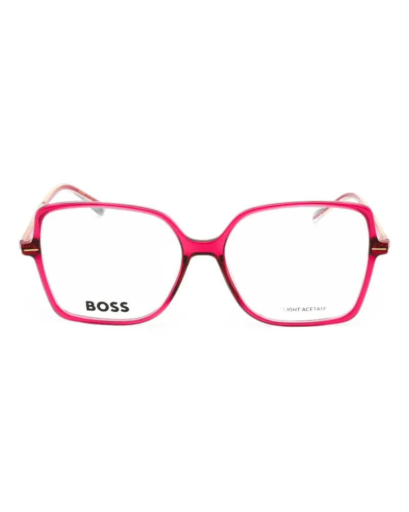 HUGO BOSS 1587 square-frame glasses - Gold Gold