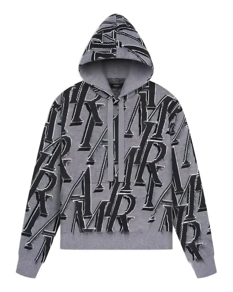 Amiri Repeat Logo hoodie - Grau Grau