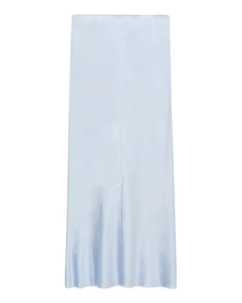 Dorothee Schumacher SENSE OF SHINE satin-finish panelled skirt - Blau Blau