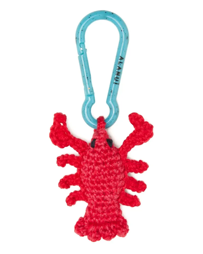 Alanui Gehäkelter Lobster Schlüsselanhänger - Rot Rot