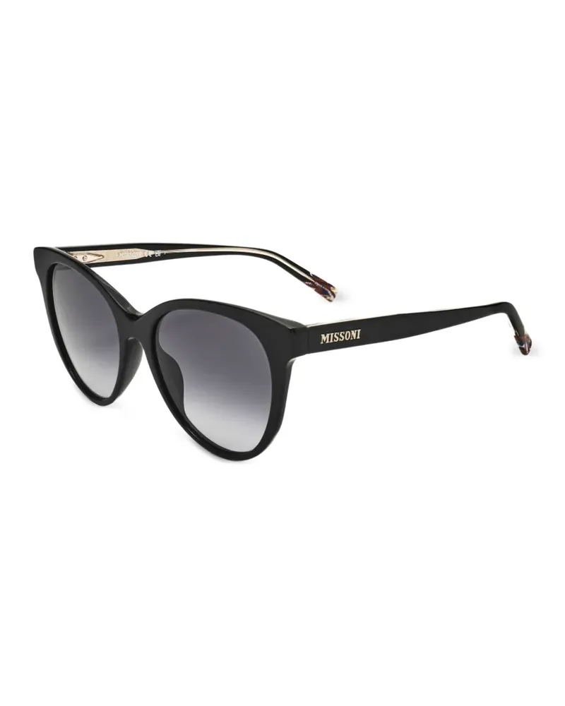 Missoni Sonnenbrille mit Cat-Eye-Gestell - Schwarz Schwarz