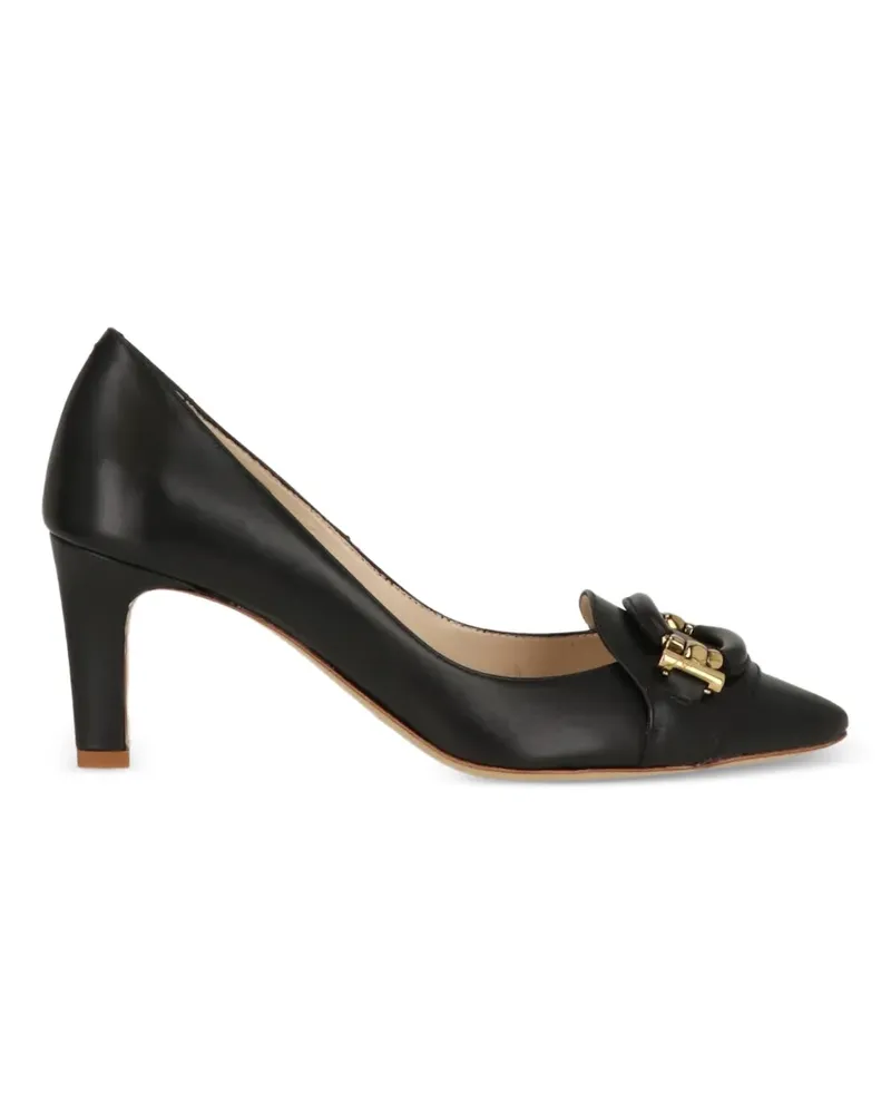 TOD'S buckle leather pumps - Schwarz Schwarz