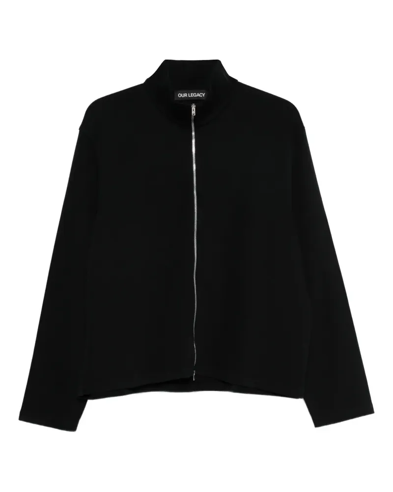 Our Legacy zip-up cardigan - Schwarz Schwarz
