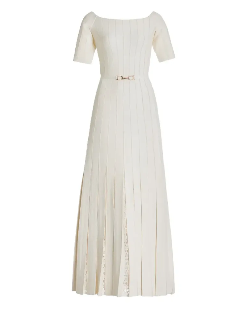 Gabriela Hearst Schulterfreies Kurt Kleid - Nude Nude