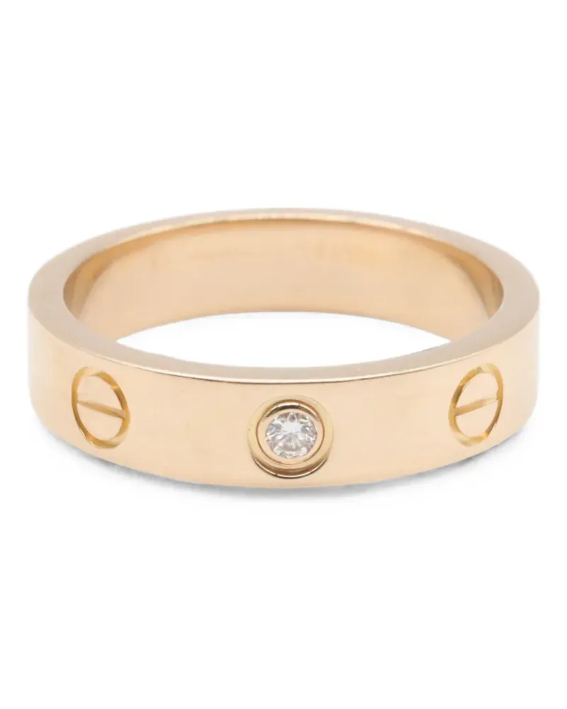 Cartier 2010s mini Love diamond ring - Rosa Rosa