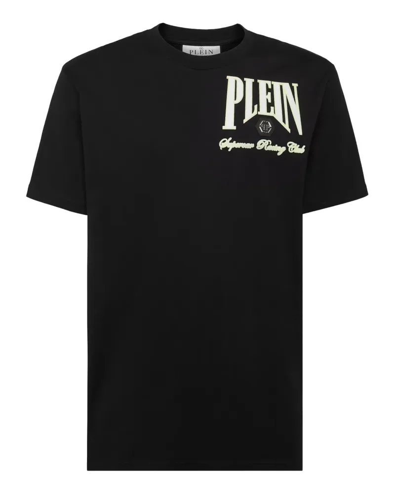 Philipp Plein Supercar Racing T-Shirt - Schwarz Schwarz