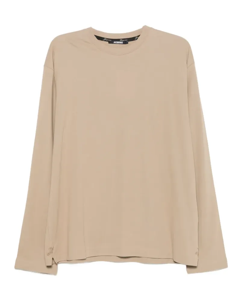 Jacquemus long-sleeve T-shirt - Nude Nude