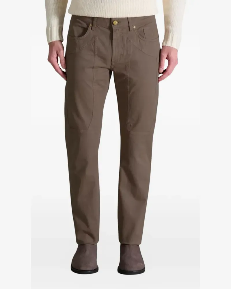 Jeckerson button-up straight-leg trousers - Braun Braun