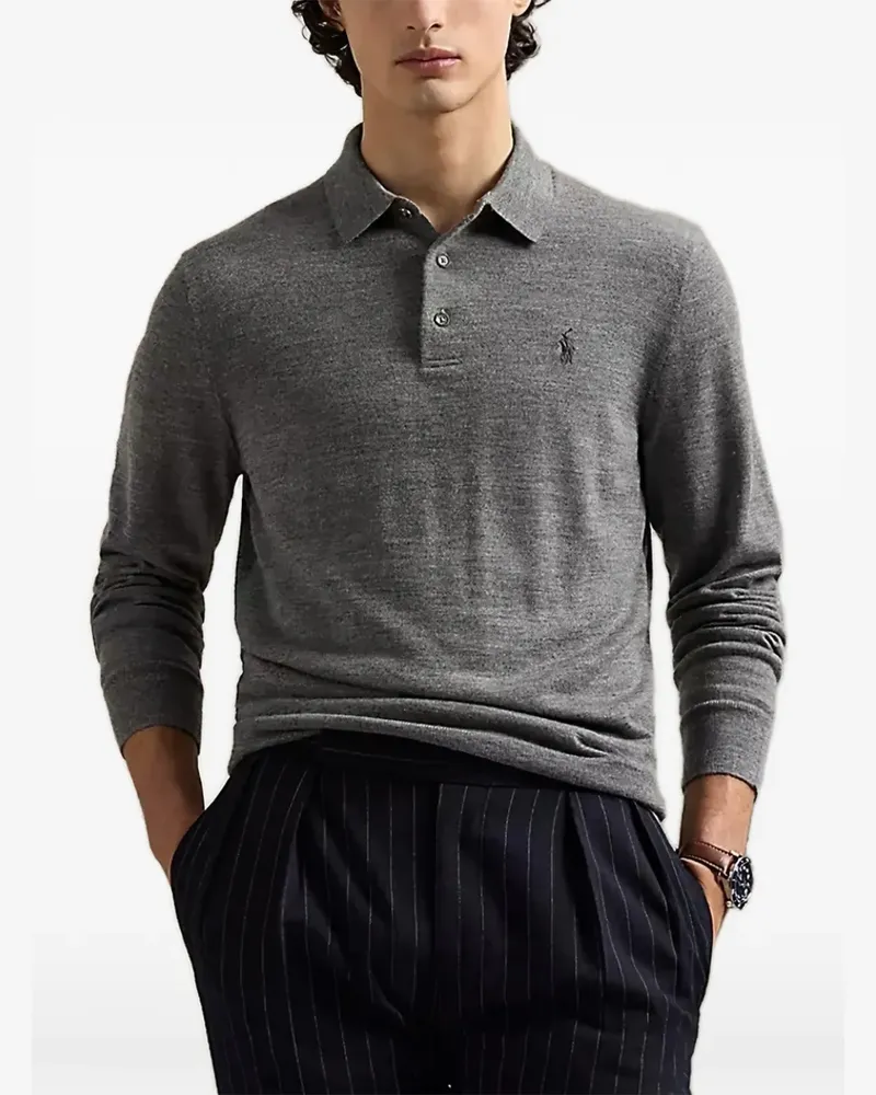 Ralph Lauren long-sleeve polo shirt - Grau Grau