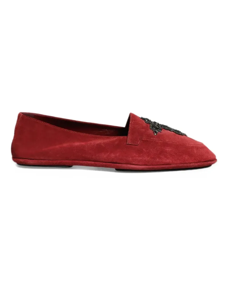 Dolce & Gabbana Verzierte Loafer - Rot Rot