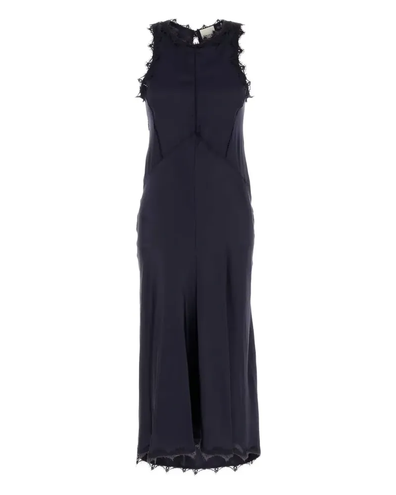 Isabel Marant Jadelia Maxikleid aus Satin - Schwarz Schwarz