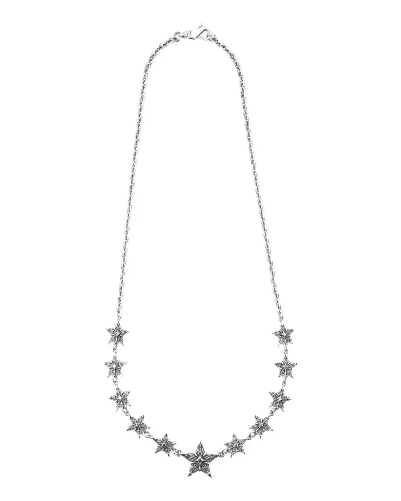 Emanuele Bicocchi Große Stella Halskette - Silber Silber