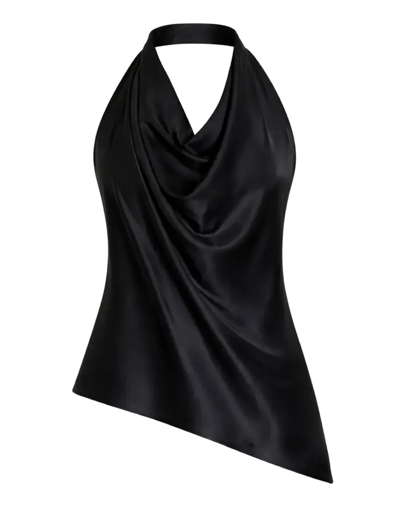 WARDROBE.NYC Oberteil aus Satin - Schwarz Schwarz