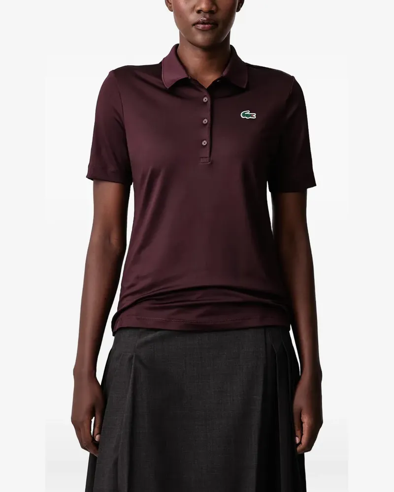 Lacoste Schmales Poloshirt mit UV-Schutz - Rot Rot