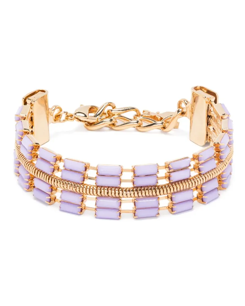 Patrizia Pepe Ceremony Fly Color Armband - Gold Gold