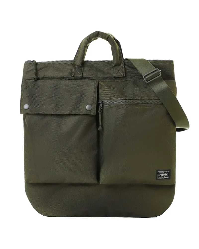 PORTER-YOSHIDA & CO zip webbing shoulder bag - Grün Grün