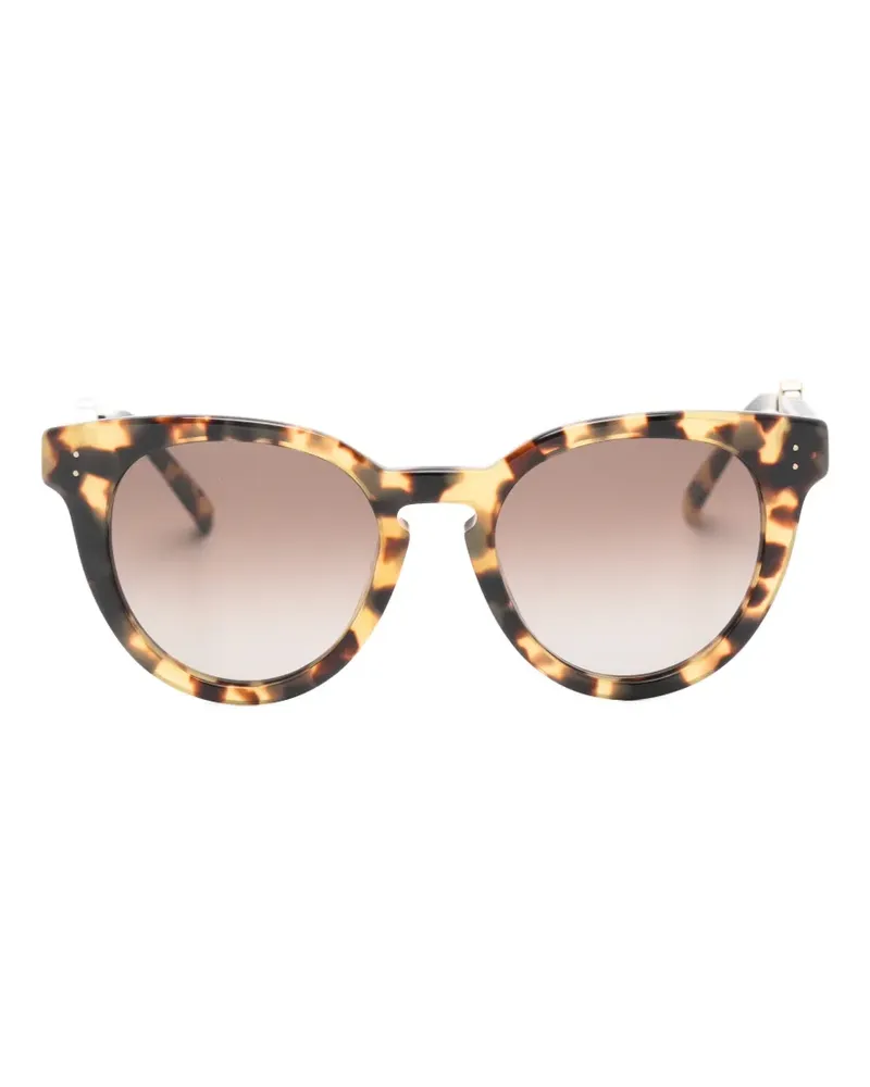 Marc Jacobs tortoiseshell-pattern round-frame sunglasses - Braun Braun