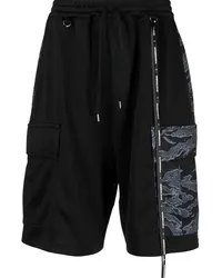 Mastermind World Cargo-Shorts mit Kordelzug Schwarz