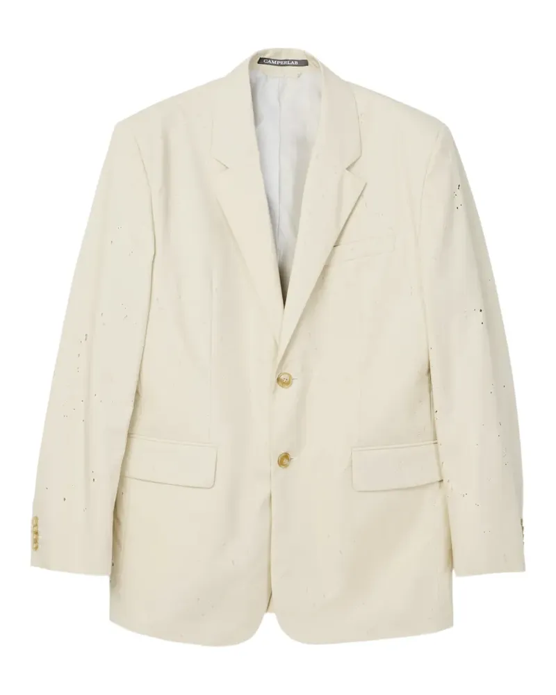 Camper button distressed blazer - Nude Nude