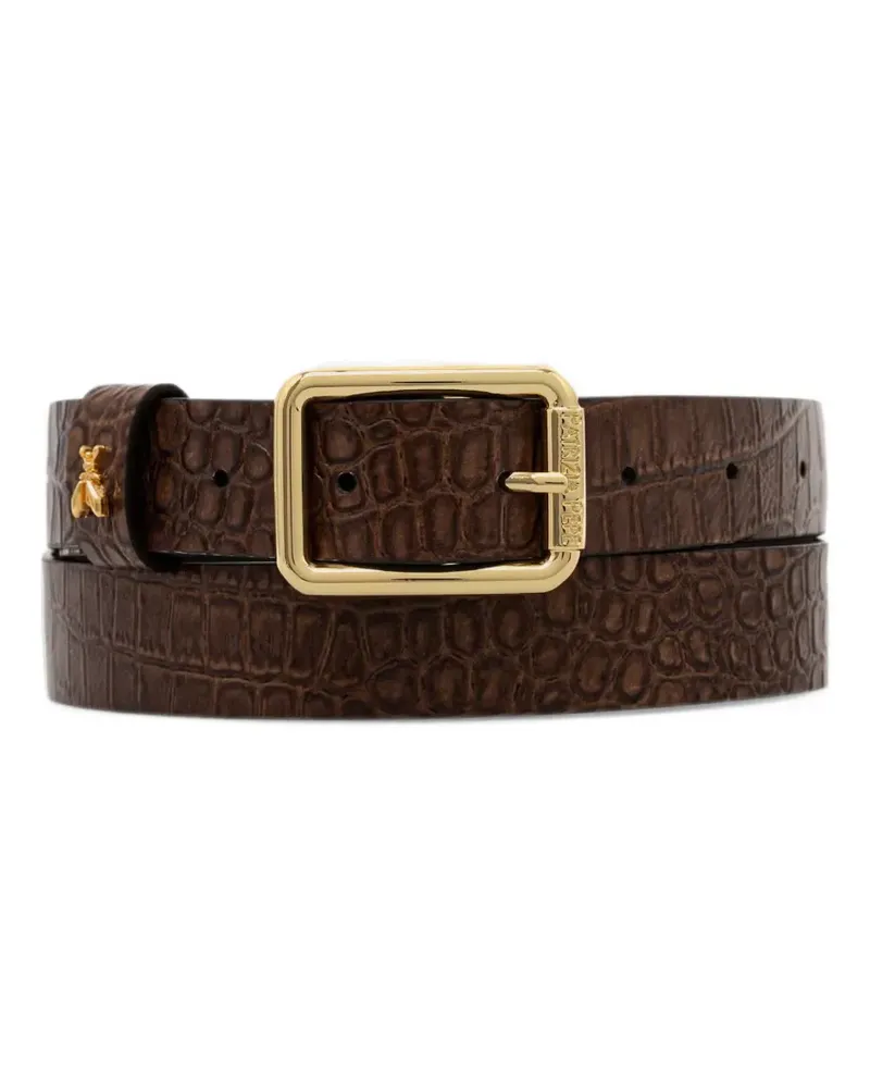 Patrizia Pepe leather belt - Braun Braun