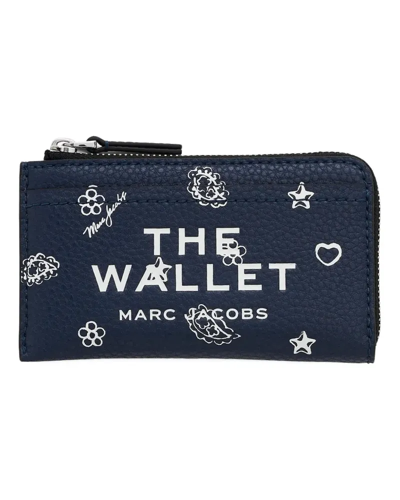 Marc Jacobs Bandana Portemonnaie mit Reißverschluss - Blau Blau