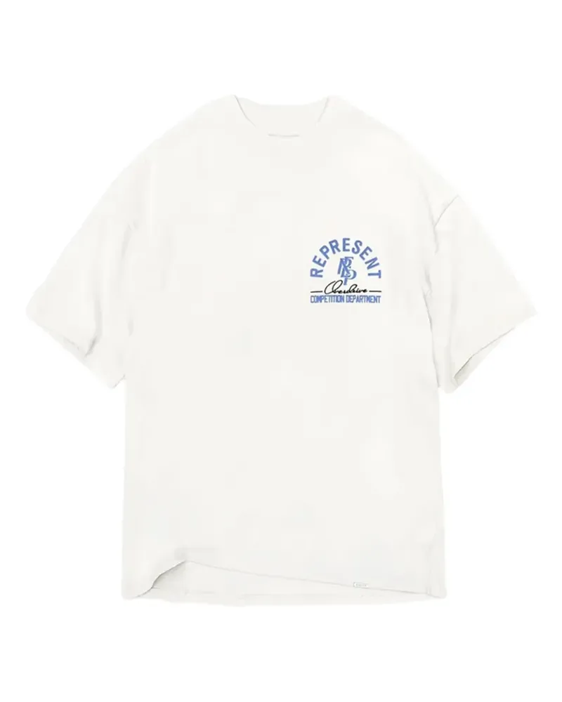 REPRESENT T-Shirt mit Logo-Print - Weiß Weiß