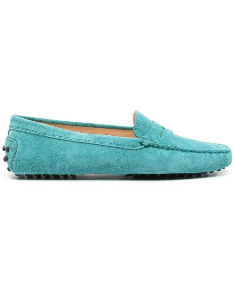 TOD'S Penny-Loafer aus Wildleder - Blau Blau