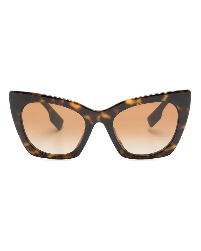 Burberry Cat-Eye-Sonnenbrille in Schildpattoptik - Braun Braun