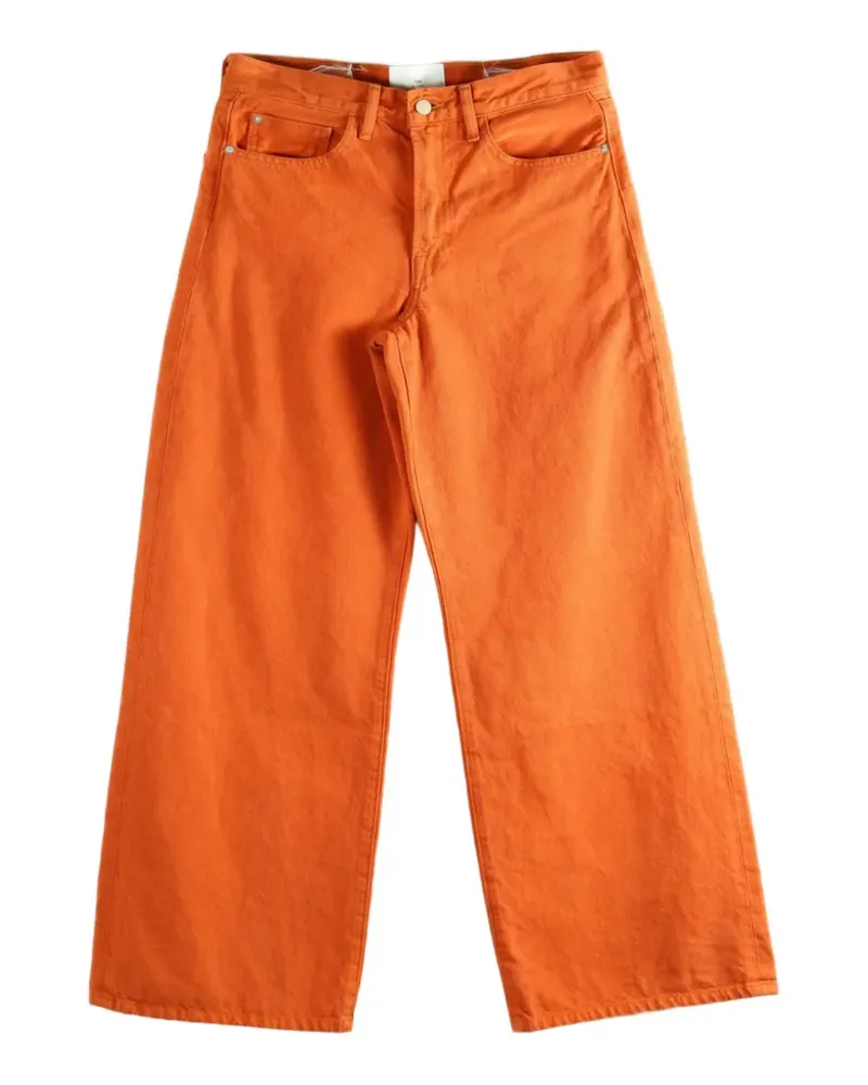 The Elder Statesman wide-leg jeans - Orange Orange