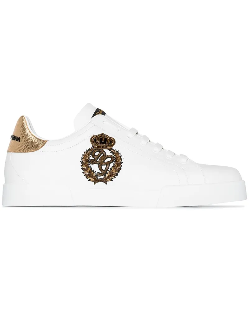 Dolce & Gabbana Portofino Sneakers - Weiß Weiß