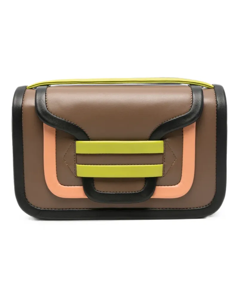 Pierre Hardy Alpha leather shoulder bag - Braun Braun