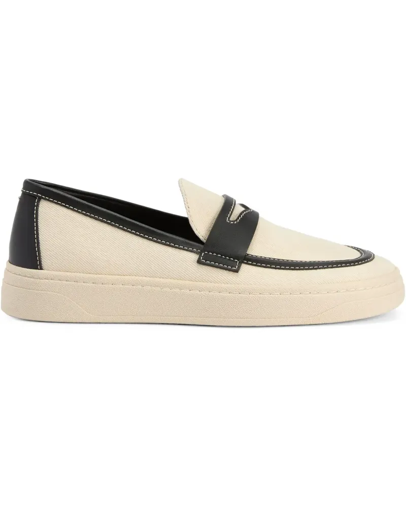 Giuseppe Zanotti Penny-Loafer mit Gummisohle - Nude Nude