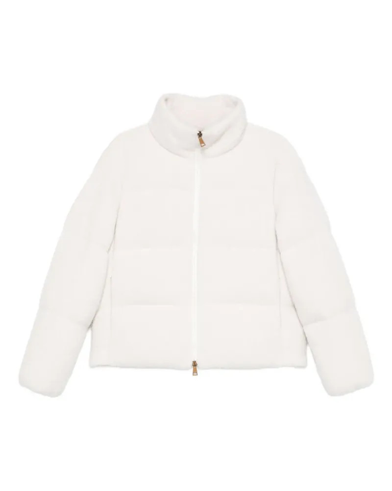 Moncler Gefütterte Jacke mit Reißverschluss - Weiß Weiß