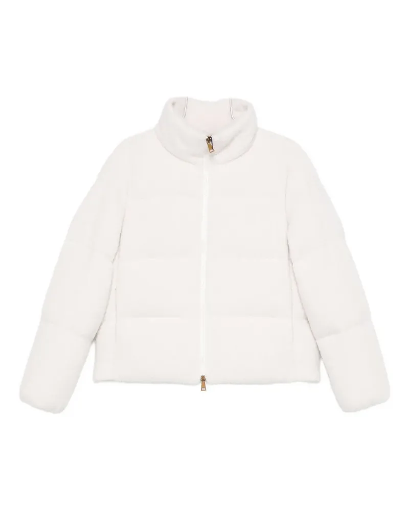 Moncler Gefütterte Jacke mit Reißverschluss - Weiß Weiß